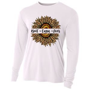 Best Gaga Ever Sunflower Gaga Mothers Day Gifts Cooling Performance Long Sleeve Crew