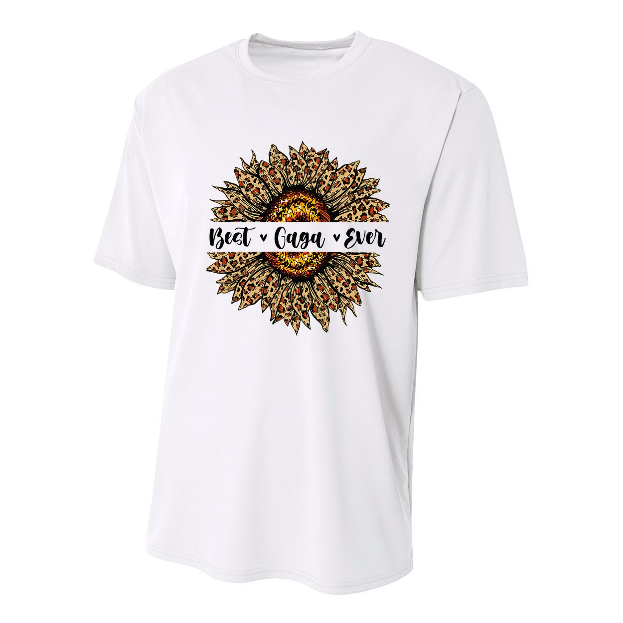 Best Gaga Ever Sunflower Gaga Mothers Day Gifts Youth Performance Sprint T-Shirt