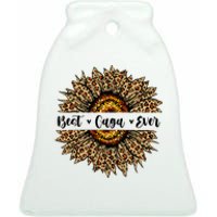 Best Gaga Ever Sunflower Gaga Mothers Day Gifts Ceramic Bell Ornament