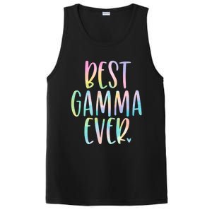 Best Gamma Ever Funny Gift Mother's Day Tie Dye Gift PosiCharge Competitor Tank