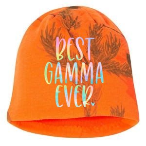 Best Gamma Ever Funny Gift Mother's Day Tie Dye Gift Kati - Camo Knit Beanie