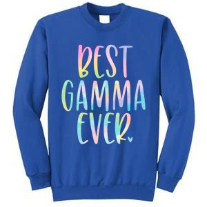 Best Gamma Ever Funny Gift Mother's Day Tie Dye Gift Sweatshirt