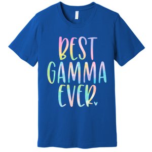 Best Gamma Ever Funny Gift Mother's Day Tie Dye Gift Premium T-Shirt