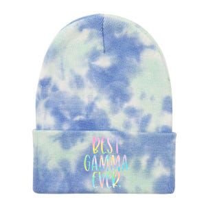 Best Gamma Ever Funny Gift Mother's Day Tie Dye Gift Tie Dye 12in Knit Beanie