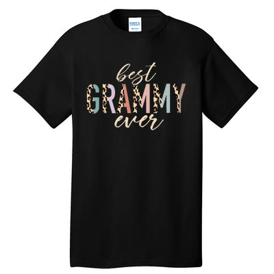 Best Grammy Ever Gifts Leopard Print Mothers Day Tall T-Shirt