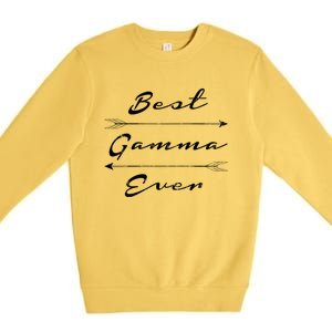 Best Gamma Ever Gift Premium Crewneck Sweatshirt