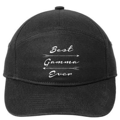 Best Gamma Ever Gift 7-Panel Snapback Hat
