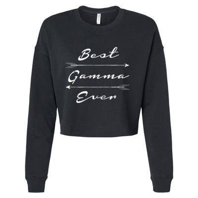 Best Gamma Ever Gift Cropped Pullover Crew