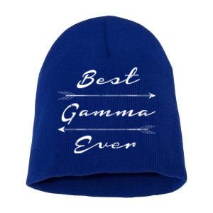 Best Gamma Ever Gift Short Acrylic Beanie