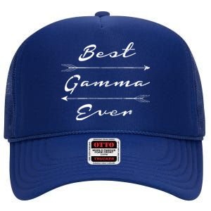 Best Gamma Ever Gift High Crown Mesh Back Trucker Hat