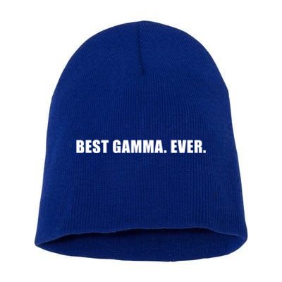 Best Gamma Ever Sarcastic Grandma Novelty Granny Bday Gift Short Acrylic Beanie