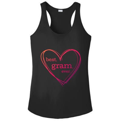 Best Gram Ever Gift (National Grandparents Day) Ladies PosiCharge Competitor Racerback Tank