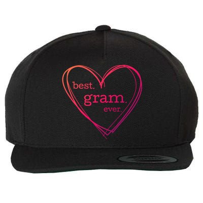 Best Gram Ever Gift (National Grandparents Day) Wool Snapback Cap