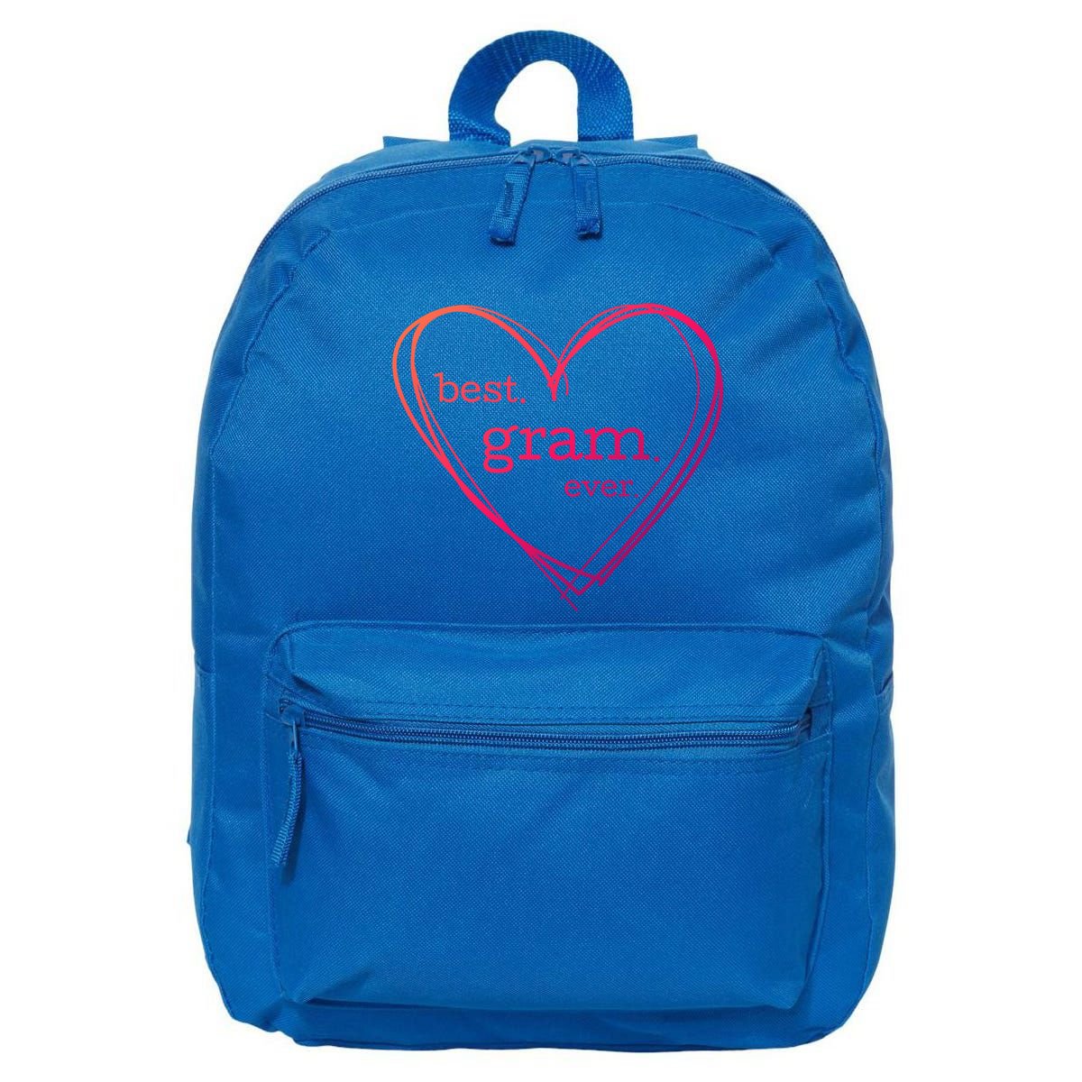 Best Gram Ever Gift (National Grandparents Day) 16 in Basic Backpack