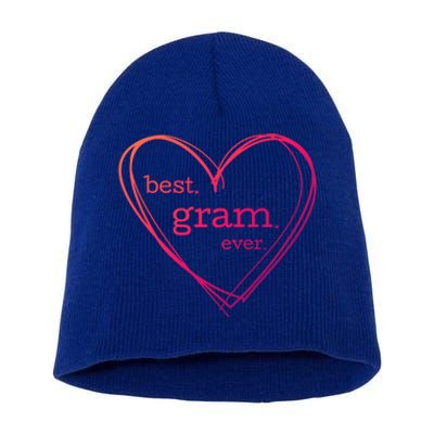 Best Gram Ever Gift (National Grandparents Day) Short Acrylic Beanie