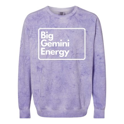 Big Gemini Energy Colorblast Crewneck Sweatshirt