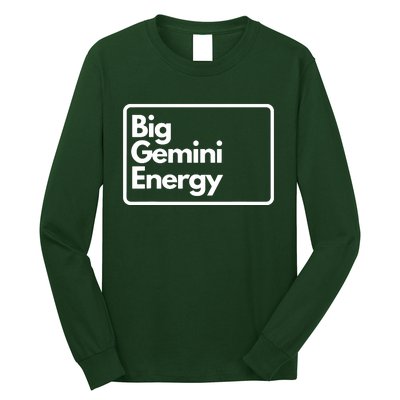 Big Gemini Energy Long Sleeve Shirt