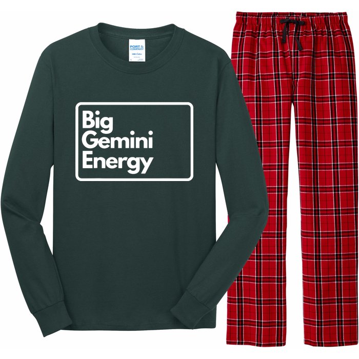 Big Gemini Energy Long Sleeve Pajama Set