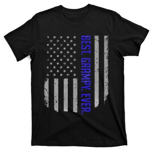 Best Grampy Ever American Flag Gifts For Fathers Day T-Shirt