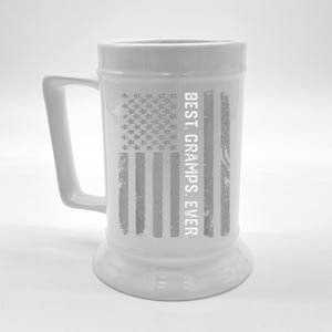 Best Gramps Ever America Flag Gift For Father's Day  Beer Stein