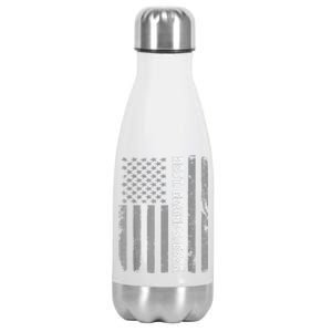 Best Gramps Ever America Flag Gift For Father's Day  Stainless Steel Insulated Water Bottle