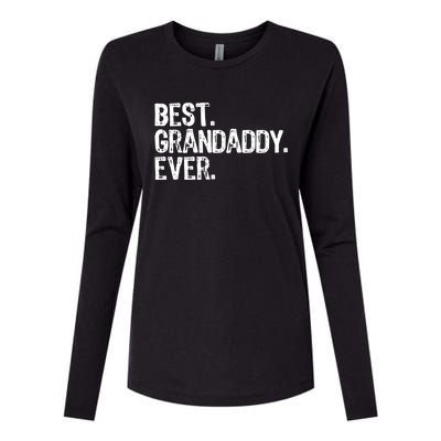 Best Grandaddy Ever Family Funny Cool Funny Gift Womens Cotton Relaxed Long Sleeve T-Shirt