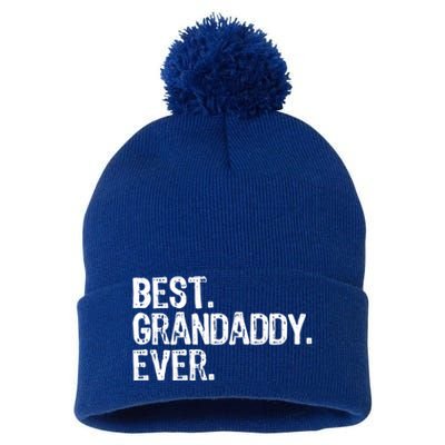 Best Grandaddy Ever Family Funny Cool Funny Gift Pom Pom 12in Knit Beanie