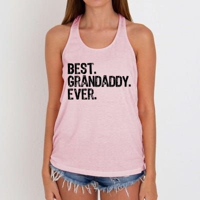 Best Grandaddy Ever Family Funny Cool Funny Gift Women's Knotted Racerback Tank