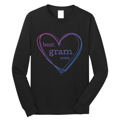 Best Gram Ever Cute Heart Long Sleeve Shirt