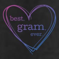 Best Gram Ever Cute Heart Adult Drive Performance Visor
