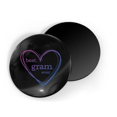 Best Gram Ever Cute Heart Magnet