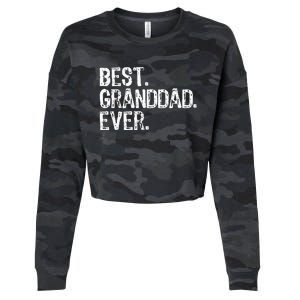 Best Granddad Ever Family Cool Granddad Cropped Pullover Crew