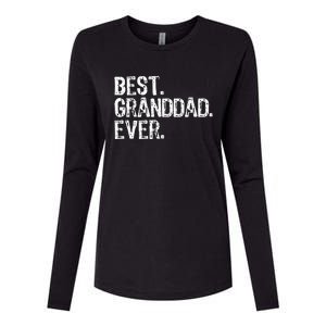 Best Granddad Ever Family Cool Granddad Womens Cotton Relaxed Long Sleeve T-Shirt