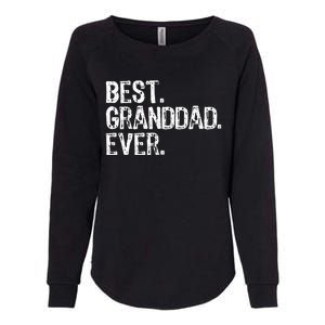 Best Granddad Ever Family Cool Granddad Womens California Wash Sweatshirt