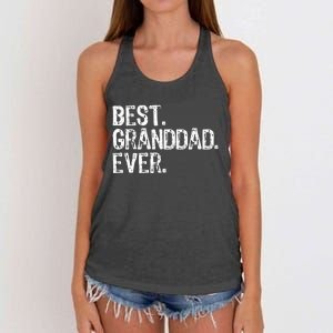 Best Granddad Ever Family Cool Granddad Women's Knotted Racerback Tank