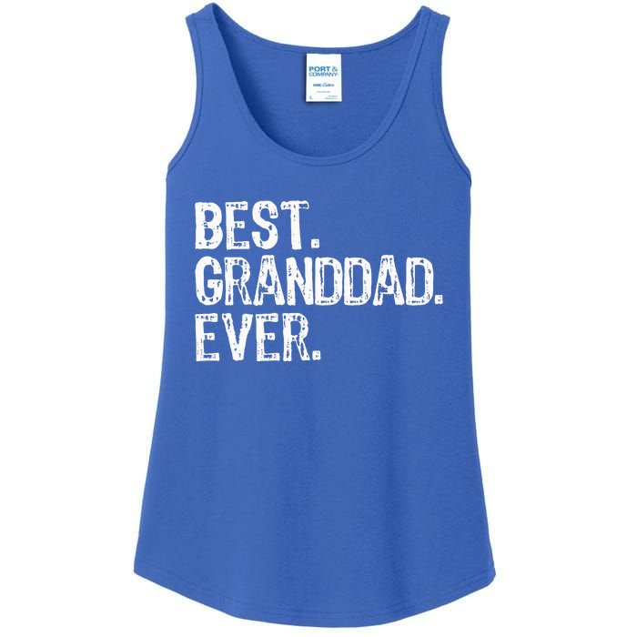 Best Granddad Ever Family Cool Granddad Ladies Essential Tank