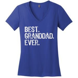 Best Granddad Ever Family Cool Granddad Women's V-Neck T-Shirt