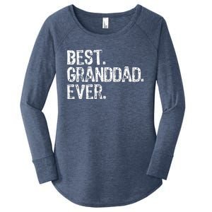 Best Granddad Ever Family Cool Granddad Women's Perfect Tri Tunic Long Sleeve Shirt