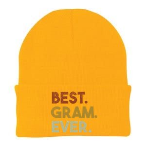 Best Gram Ever Funny Gift For Grandma Mothers Day Gift Knit Cap Winter Beanie