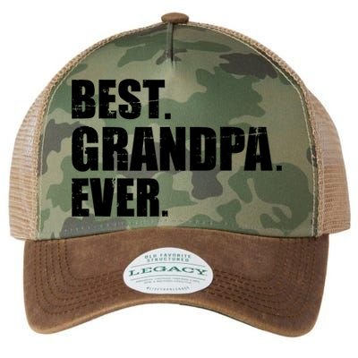 Best Grandpa Ever T Legacy Tie Dye Trucker Hat