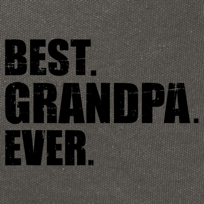 Best Grandpa Ever T Cotton Canvas Backpack