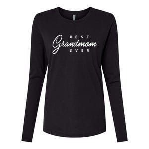 Best Grandmom Ever Gift Meaningful Gift Womens Cotton Relaxed Long Sleeve T-Shirt