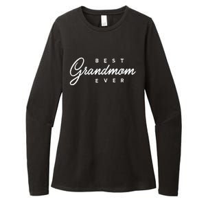 Best Grandmom Ever Gift Meaningful Gift Womens CVC Long Sleeve Shirt