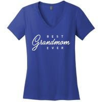 Best Grandmom Ever Gift Meaningful Gift Women's V-Neck T-Shirt