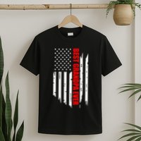 Best Grandpa Ever Vintage American Flag T-Shirt