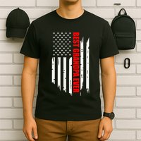 Best Grandpa Ever Vintage American Flag T-Shirt