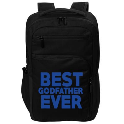 Best Godfather Ever God Father Day Baptism Uncle Gift Impact Tech Backpack