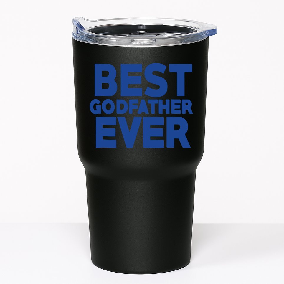 Best Godfather Ever God Father Day Baptism Uncle Gift Tumbler