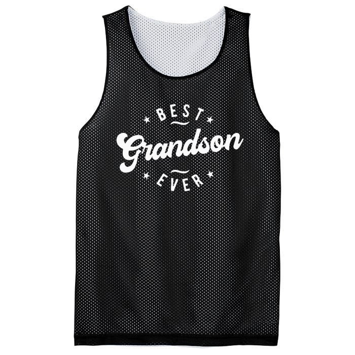 Best Grandson Ever Grandson Mesh Reversible Basketball Jersey Tank