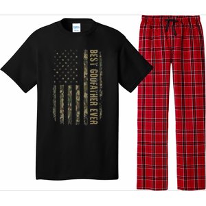 Best Godfather Ever Camouflage American Flag FatherS Day Pajama Set